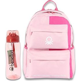 Benetton 03849 Pembe Kadın Sırt Çantası