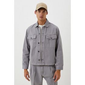 Benetton 123A5UYYUQ02E Gri Erkek Gömlek