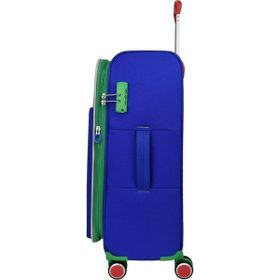 Benetton 14BNT2100-01 Saks Mavi Büyük Boy Valiz