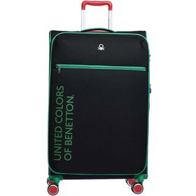 Benetton 14BNT2100 Siyah Kabin Boy 50 cm Kumaş Valiz