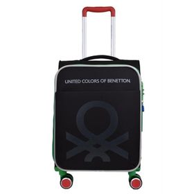 Benetton 14BNT2200 Siyah Kumaş Kabin Boy Valiz
