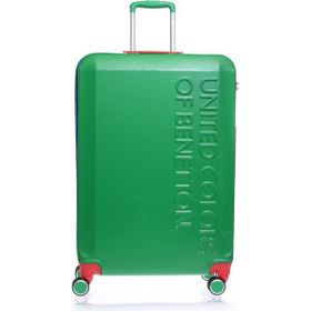 Benetton 14BNT600-01-YSL Trolley 70 cm Yeşil Büyük Boy Valiz