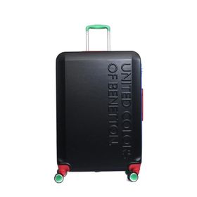 Benetton 14BNT600 Siyah Büyük Boy 70 cm Valiz