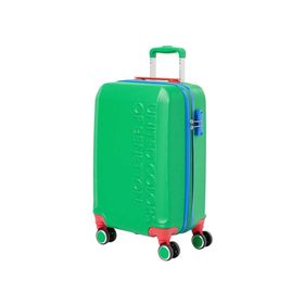 Benetton 14BNT600 Yeşil Büyük Boy 70 cm Valiz
