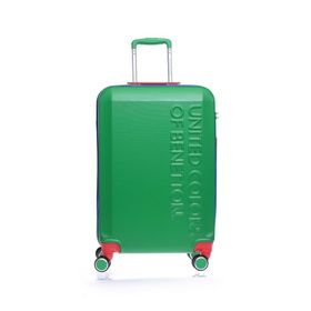 Benetton 14BNT600 Yeşil Büyük Boy 70 cm Valiz