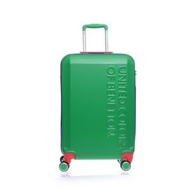 Benetton 14BNT600 Yeşil Büyük Boy 70 cm Valiz