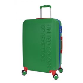 Benetton 14BNT600 Yeşil Orta Boy 60 cm Valiz