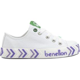 Benetton 30635 Beyaz-Lila Çocuk Spor Ayakkabı