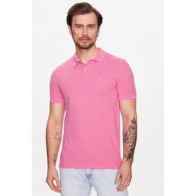 Benetton 3089J3179 Pembe Polo Erkek T-Shirt