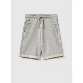 Benetton 3J68C901G Gri Melanj Erkek Çocuk Şort