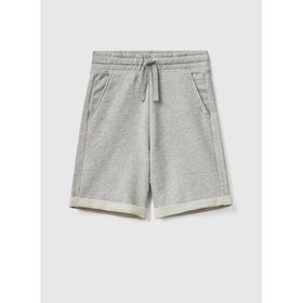 Benetton 3J68C901G Gri Melanj Erkek Çocuk Şort