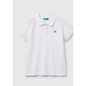 Benetton 3WG9C300O Beyaz Kız Çocuk T-Shirt