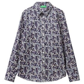 Benetton 5OA95Q8U4 Normal Kalıp Kadın Gömlek