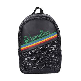 Benetton 70248 Kapitone Ilkokul Çantası Siyah