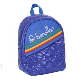 Benetton 70265 Mavi Kapitone Anaokulu Çantası