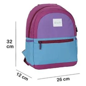 Benetton 70366 Mor-Mavi Anaokulu Çantası