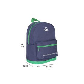 Benetton 70415 Lacivert-Yeşil Casual Sırt Çantası