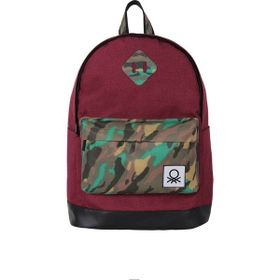 Benetton 70427 Bordo Okul Çantası