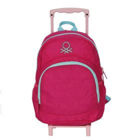 Benetton 70438 Krinkıl Çekçekli Anaokulu Çantası Pembe