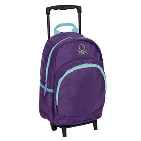 Benetton 70462 Krinkıl Çekçekli Anaokulu Çantası Mor