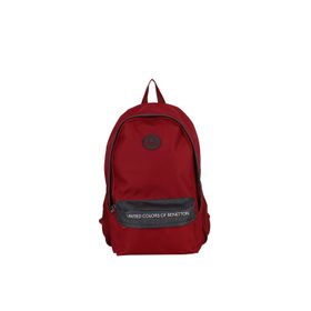 Benetton 96067 Sırt Çantası Bordo - Gri