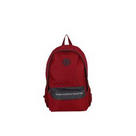 Benetton 96067 Sırt Çantası Bordo - Gri