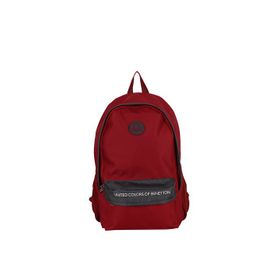 Benetton 96067 Sırt Çantası Bordo - Gri