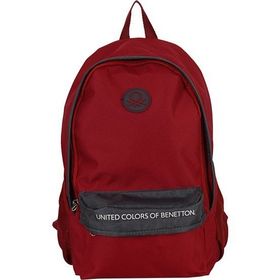 Benetton 96067 Sırt Çantası Bordo - Gri