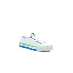 Benetton BN-30175 Beyaz Yeşil Çocuk Spor Ayakkabı