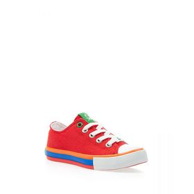 Benetton BN-30175 Kırmızı Bağcıklı Unisex Çocuk Sneakers