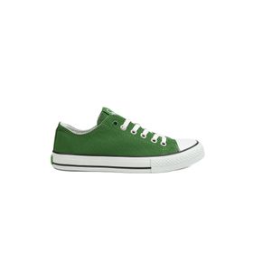 Benetton BN-30177 Yeşil Erkek Keten Sneaker