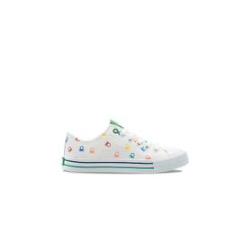 Benetton BN-30187 Beyaz Kadın Spor Ayakkabı