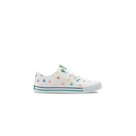 Benetton BN-30187 Beyaz Kadın Spor Ayakkabı