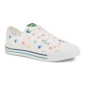 Benetton Bn-30187 Beyaz Sneaker Kadın Spor Ayakkabı