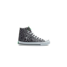 Benetton BN-30190 Beyaz Leopar Kadın Spor Ayakkabı