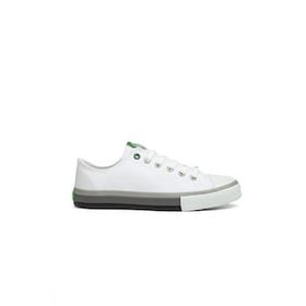 Benetton BN-30191-3374 Beyaz Gri Erkek Spor Ayakkabı
