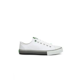 Benetton BN-30191-3374 Beyaz Gri Erkek Spor Ayakkabı