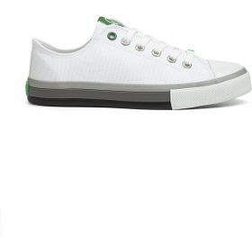 Benetton BN-30191-3374 Beyaz Gri Erkek Spor Ayakkabı