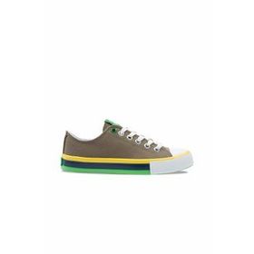 Benetton BN-30191 Haki Bağcıklı Erkek Spor Ayakkabı