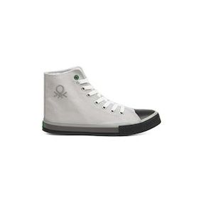Benetton BN-30192-3374 Gri Siyah Erkek Spor Ayakkabı