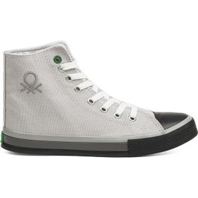 Benetton BN-30192-3374 Gri Siyah Erkek Spor Ayakkabı