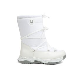 Benetton BN-30392-3256 Beyaz Gri Kadın Bot