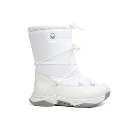 Benetton BN-30392-3256 Beyaz Gri Kadın Bot
