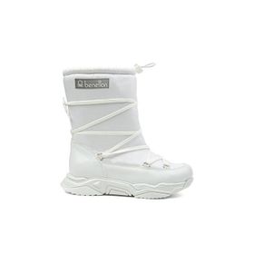Benetton BN-30392-3256 Beyaz Kadın Bot