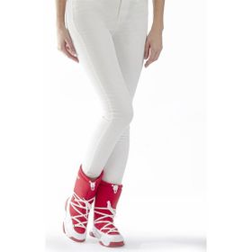 Benetton BN-30392-3256 Kırmızı Beyaz Kadın Bot