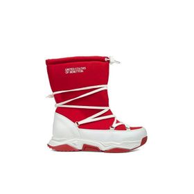 Benetton BN-30392-3256 Kırmızı Beyaz Kadın Bot