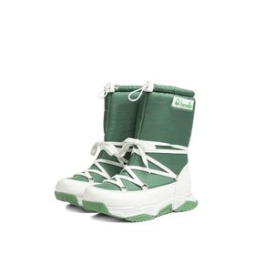 Benetton BN-30392-3256 Yeşil Beyaz Kadın Bot