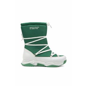 Benetton BN-30392 Yeşil Beyaz Kadın Bot