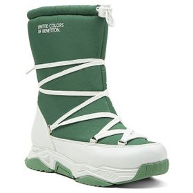 Benetton BN-30392 Yeşil Beyaz Kadın Bot