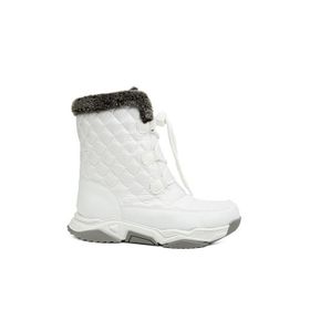 Benetton BN-30394-3256 Beyaz Gri Kadın Bot